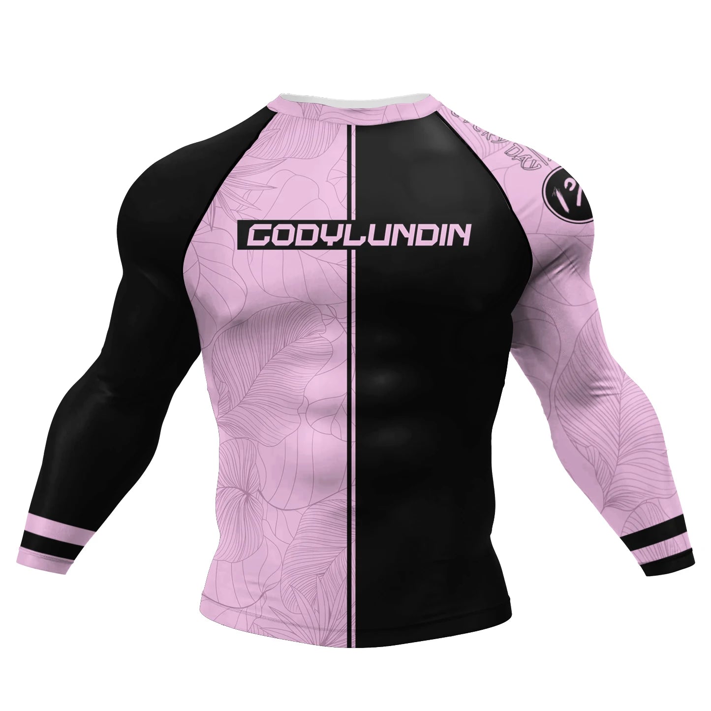 Men's BJJ Rashguard - Long Sleeve Compression Shirt for MMA & Jiu Jitsu