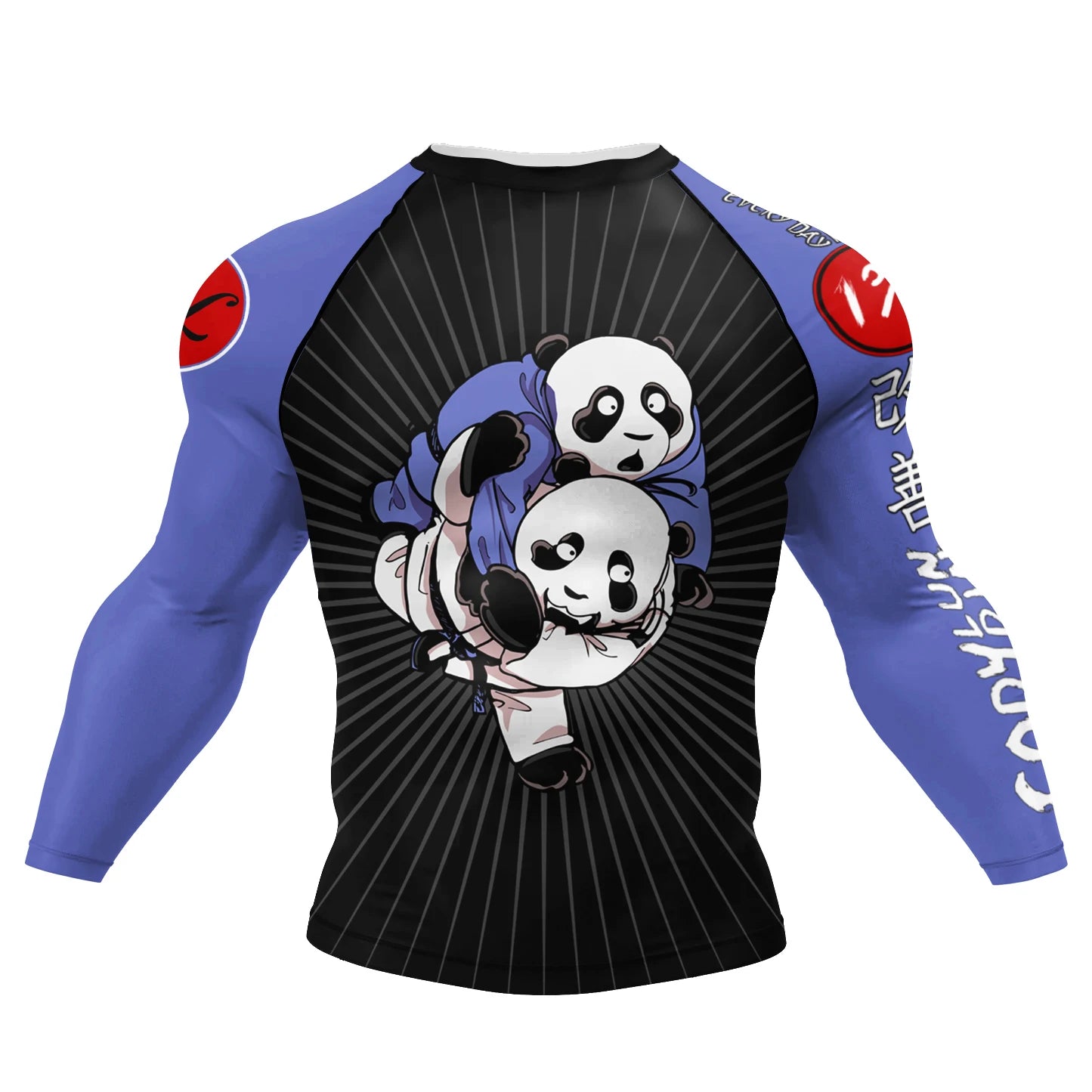 Men's BJJ Rashguard - Long Sleeve Compression Shirt for MMA & Jiu Jitsu
