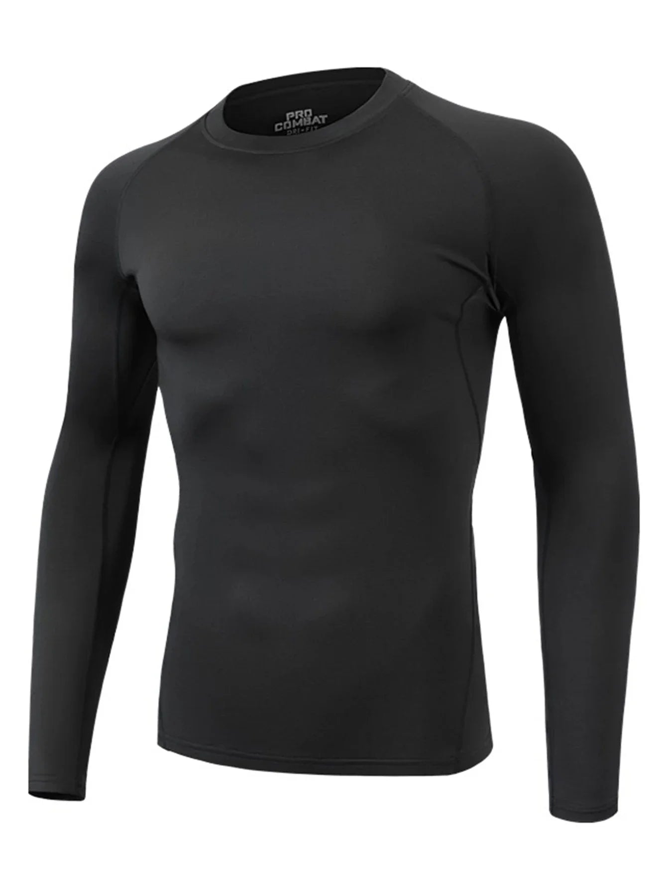 Men's quick-drying fitness long-sleeved elastic tight sports running training suit breathable and quick-drying