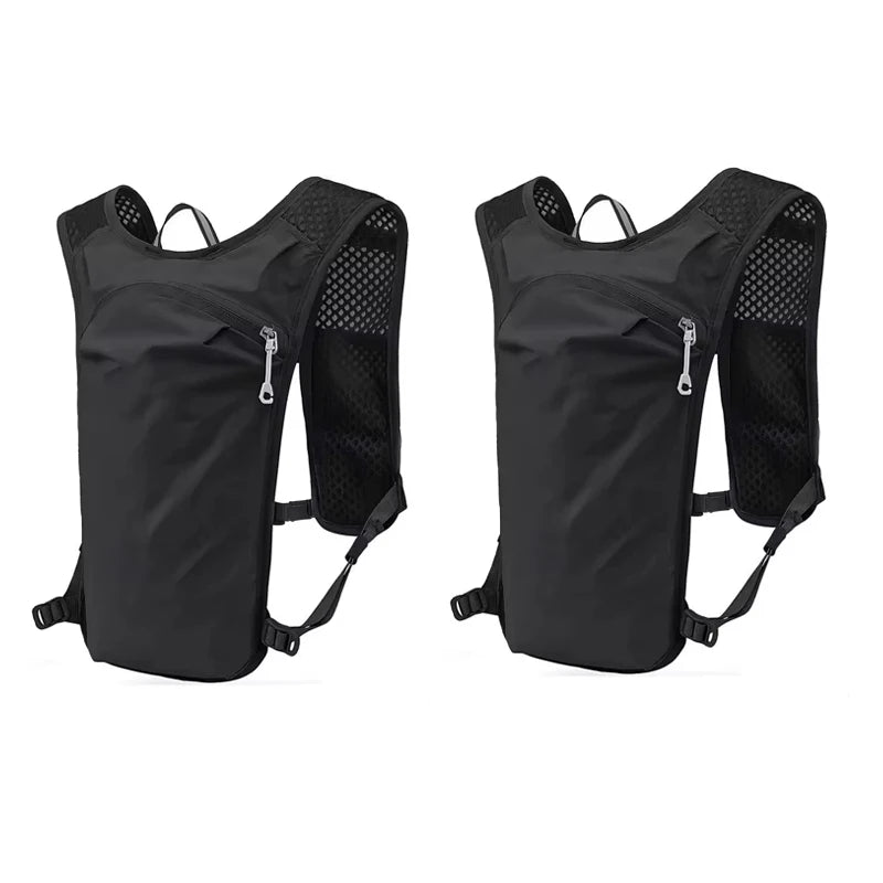New Running Water Bottle Storage Vest Lightweight Running Vest Reflective Hydration Water Chest Pack With Phone Holder