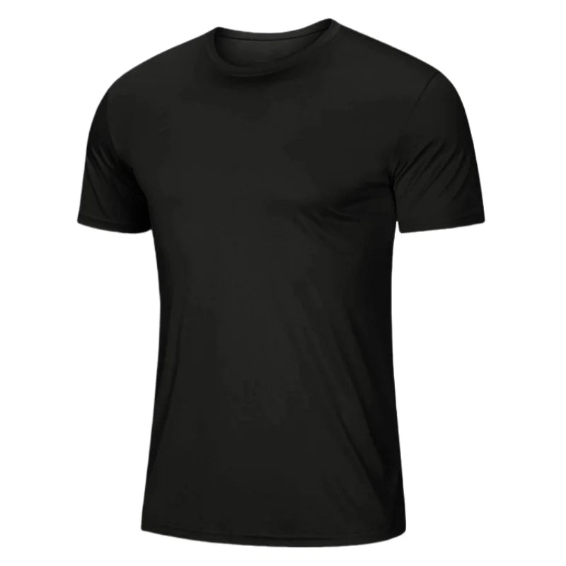 Running T Shirt Man Gym Top Quick Dry Men Short Sleeve Tee Over Size Workout Sports Top Fitness Wear Training Clothes Sportswear