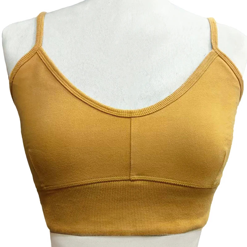 Outdoor Sports Seamless Backless Yoga Tops Women Gym Bra High Waist Workout Clothes Sports Running Vest Women's Wear