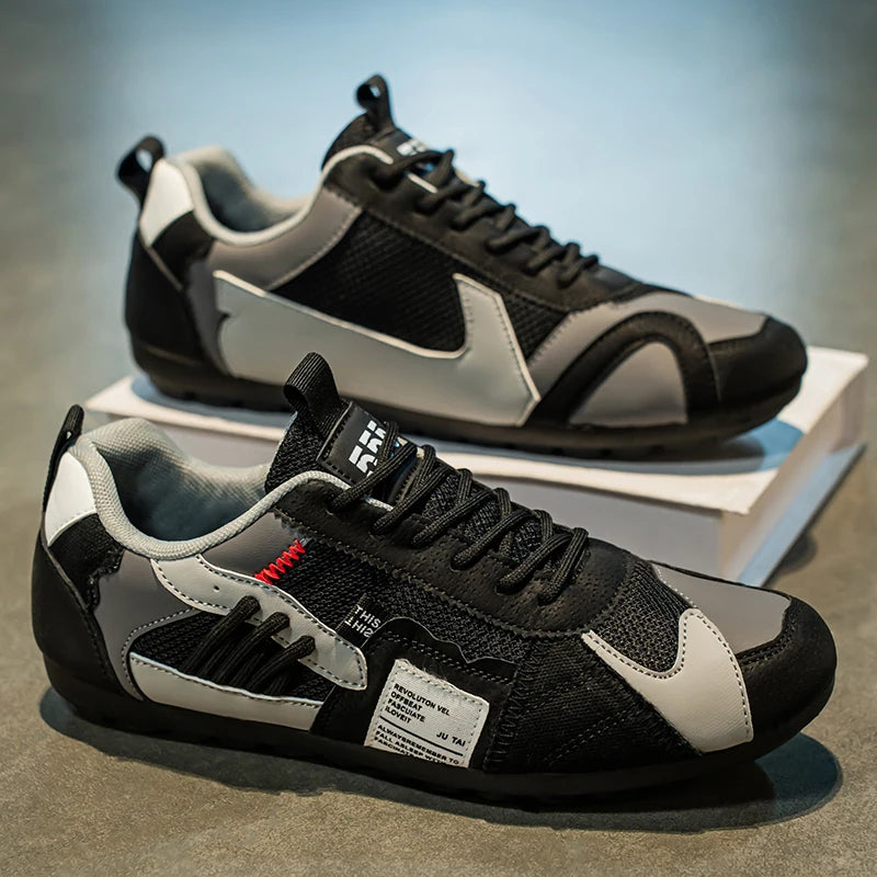 ELUVA Men Sneakers Breathable Mesh Running Shoes Lightweight Walking Sports Non-Slip Comfortable Athletic Tennis Shoes For Men