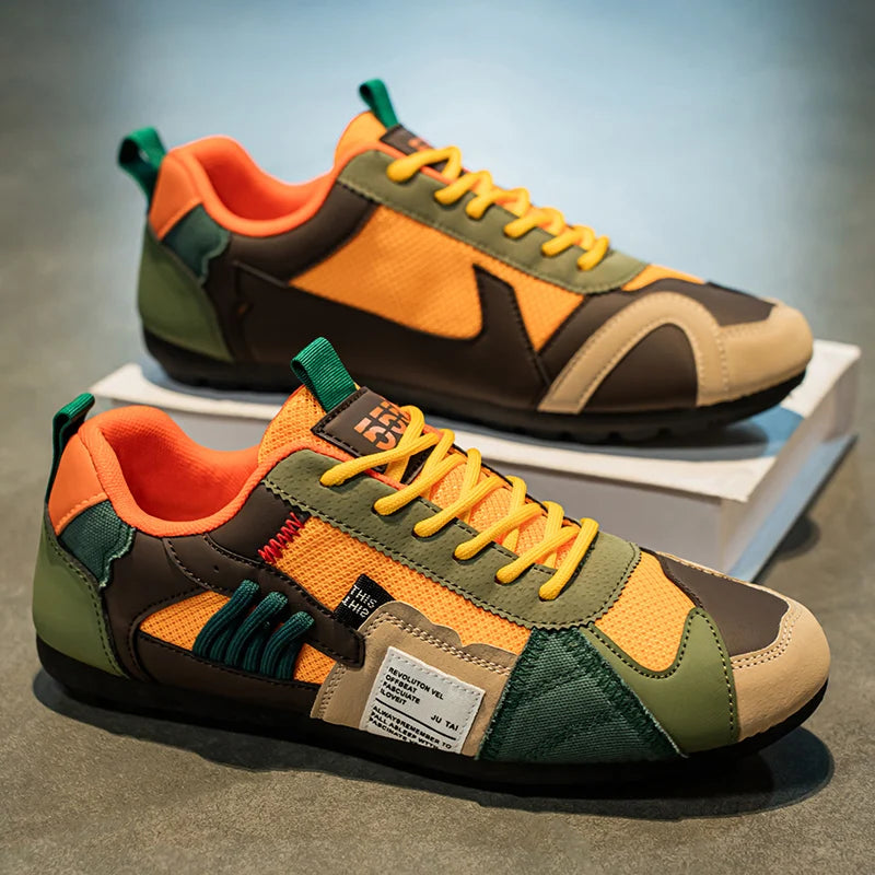 ELUVA Men Sneakers Breathable Mesh Running Shoes Lightweight Walking Sports Non-Slip Comfortable Athletic Tennis Shoes For Men