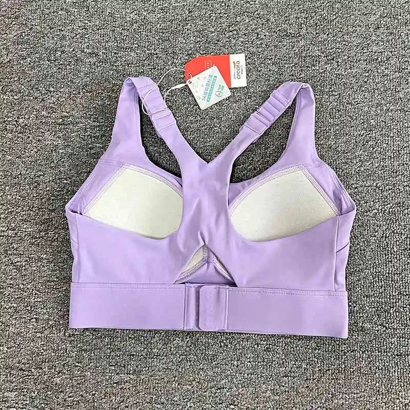 High Impact Hot Sale Women's Gym Workout Beauty Back Sports Bra Fitness Active Wear Push up Sports Bra
