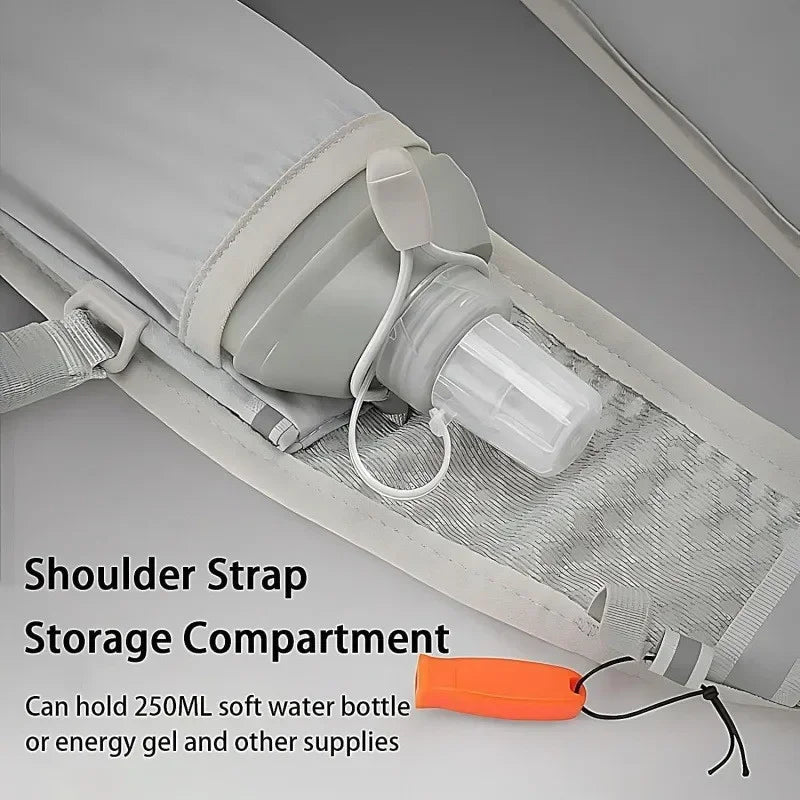 New Running Water Bottle Storage Vest Lightweight Running Vest Reflective Hydration Water Chest Pack With Phone Holder