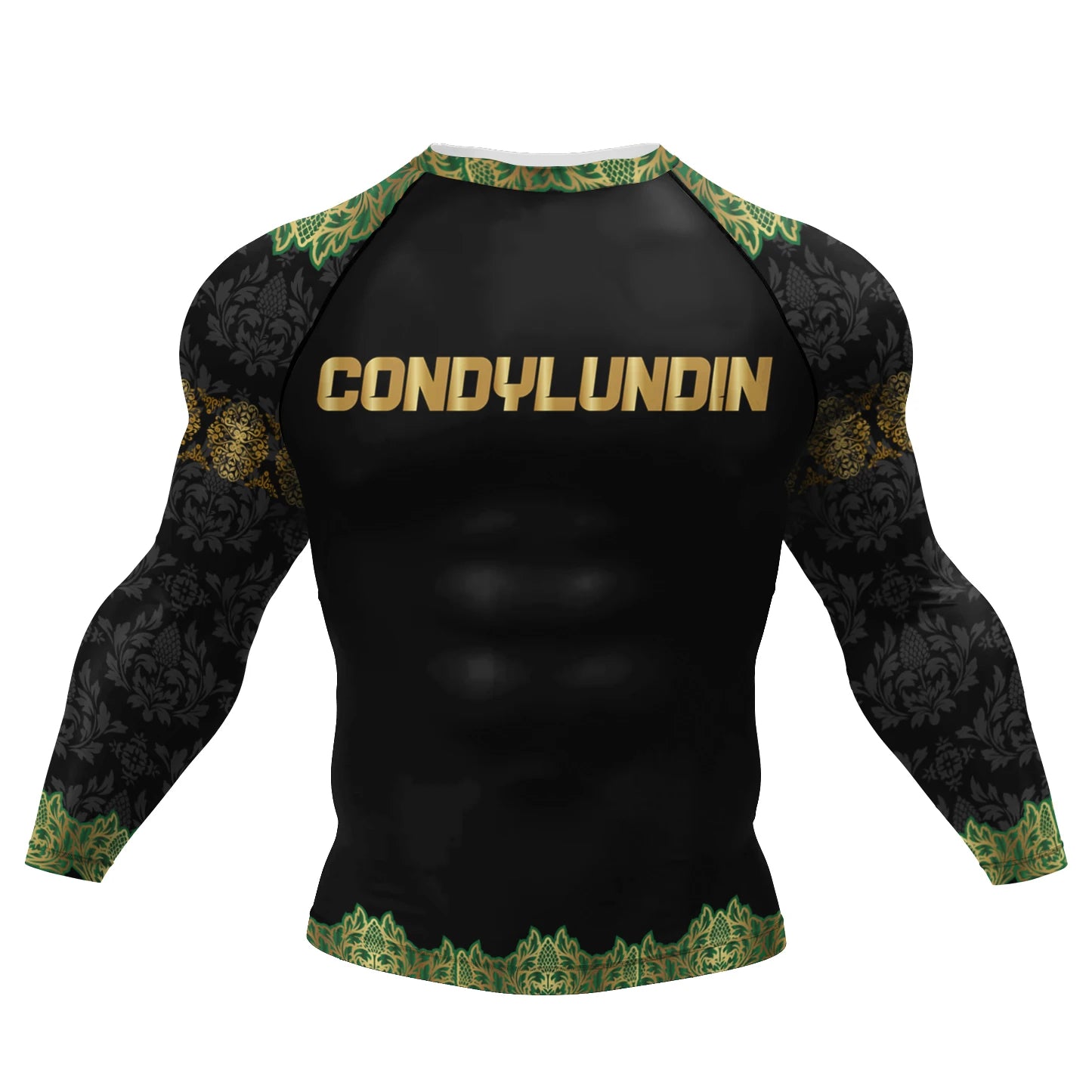 Men's BJJ Rashguard - Long Sleeve Compression Shirt for MMA & Jiu Jitsu