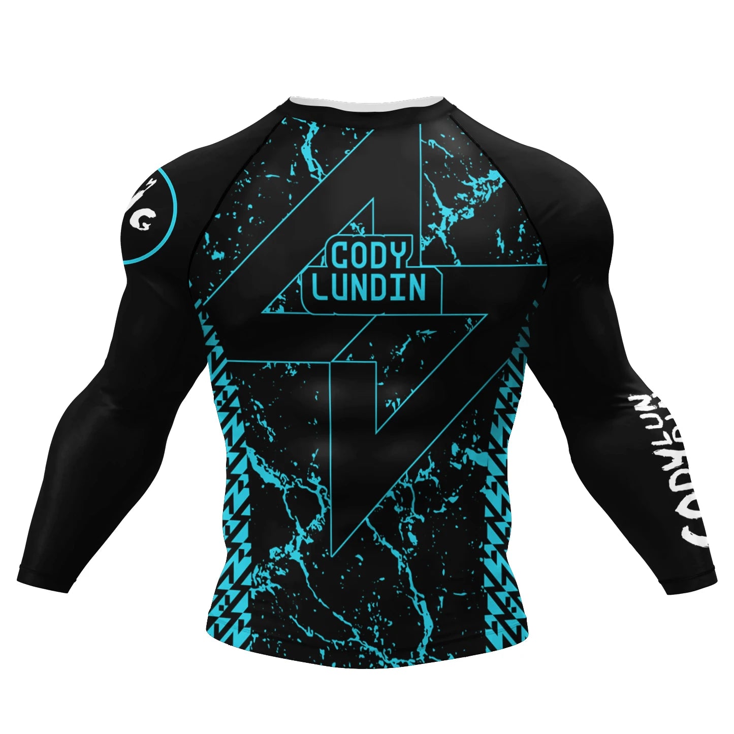 Men's BJJ Rashguard - Long Sleeve Compression Shirt for MMA & Jiu Jitsu