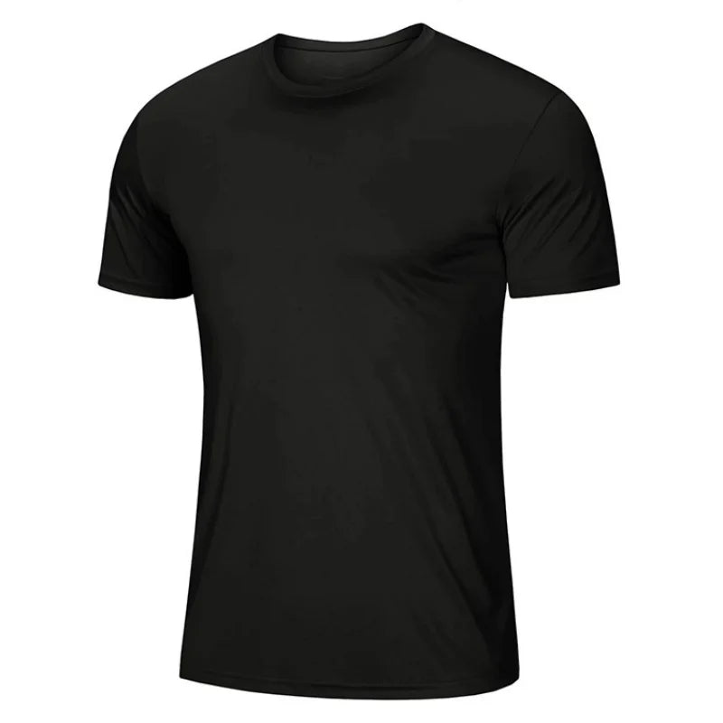 Running T Shirt Man Gym Top Quick Dry Men Short Sleeve Tee Over Size Workout Sports Top Fitness Wear Training Clothes Sportswear