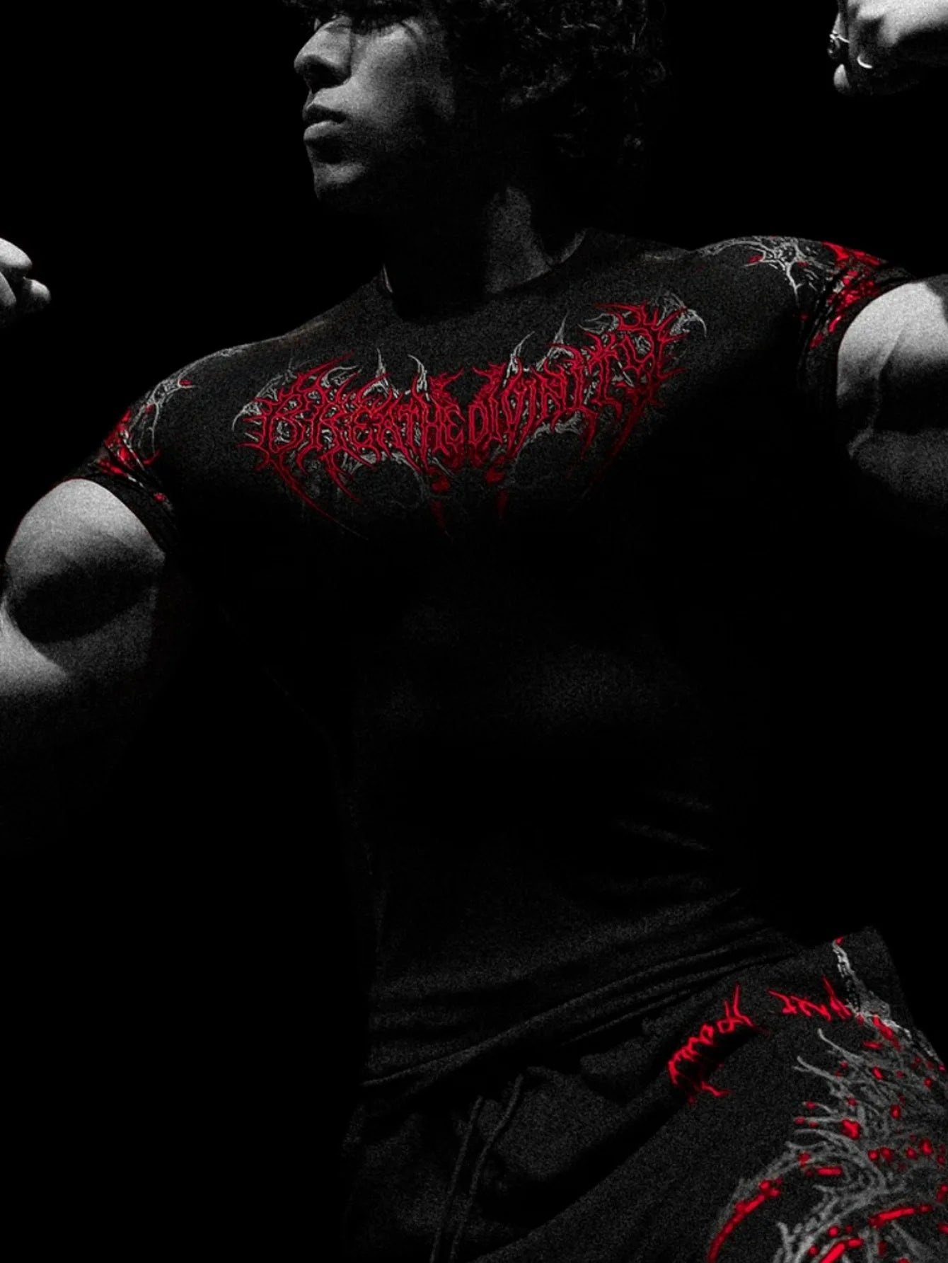 Men's Gym Workout T-shirt - Quick Dry Compression Short Sleeve Top For Bodybuilding Running Training Athletic Sports Wear