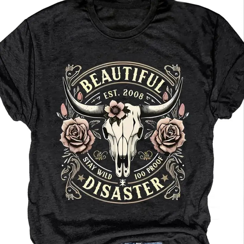 Men's Athletic Fit T-Shirt 100% Cotton,Black Crew Neck Print,New Comfortable Casual Wear,Shipped from USA for Quick Delivery